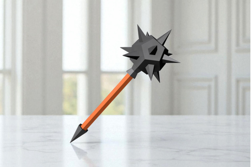 mace-3d-papercraft