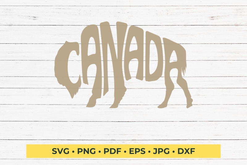 canada-buffalo-shape-svg-cut-file
