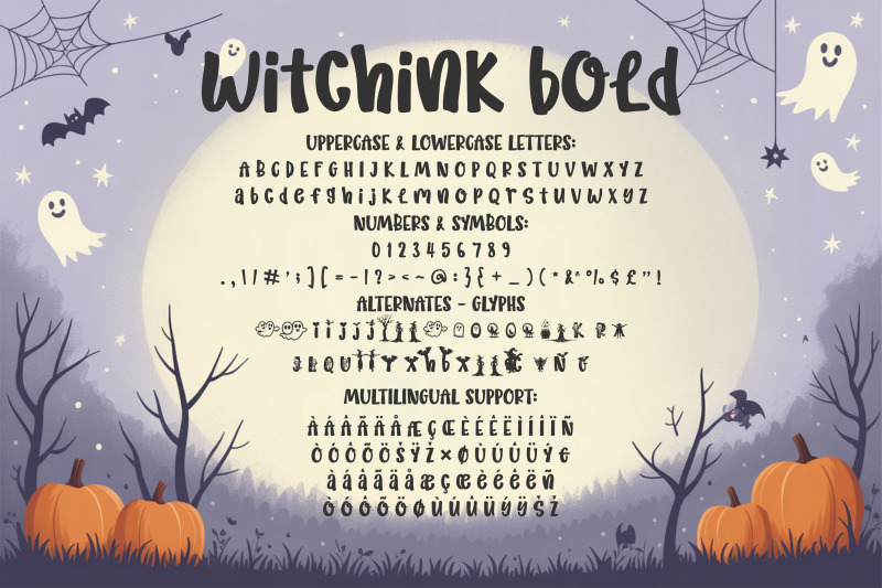 witchink-font-bundle-cute-halloween-handwritten-fonts-pack