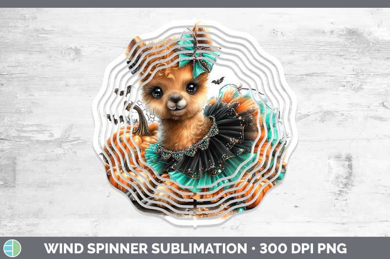 llama-wind-spinner-farm-halloween-sublimation-spinner-design