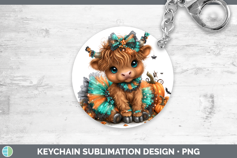 highland-cow-keychain-farm-halloween-sublimation-keyring-des