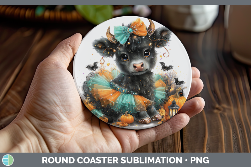 bull-round-coaster-farm-halloween-sublimation-coaster-design