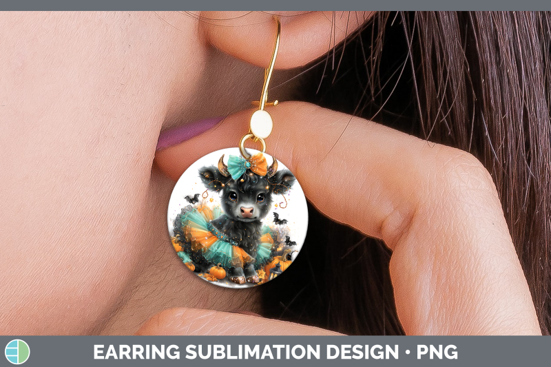 bull-round-earrings-farm-halloween-sublimation-earrings-desi