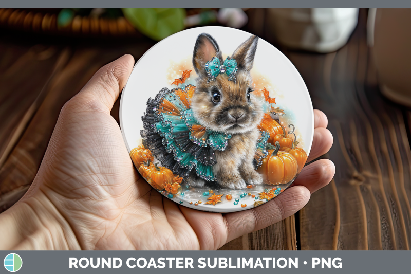 bunny-round-coaster-farm-halloween-sublimation-coaster-desig