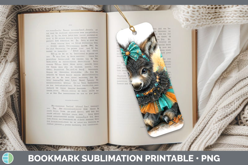 donkey-bookmark-farm-halloween-sublimation-printable-designs