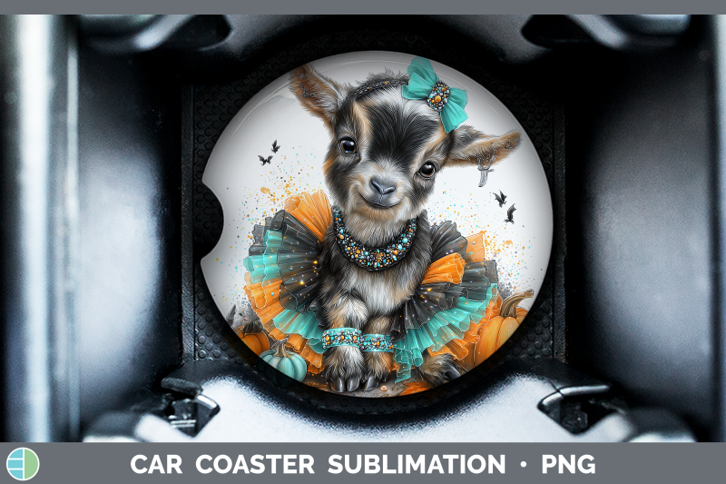 goat-car-coaster-farm-halloween-sublimation-drink-mat-design