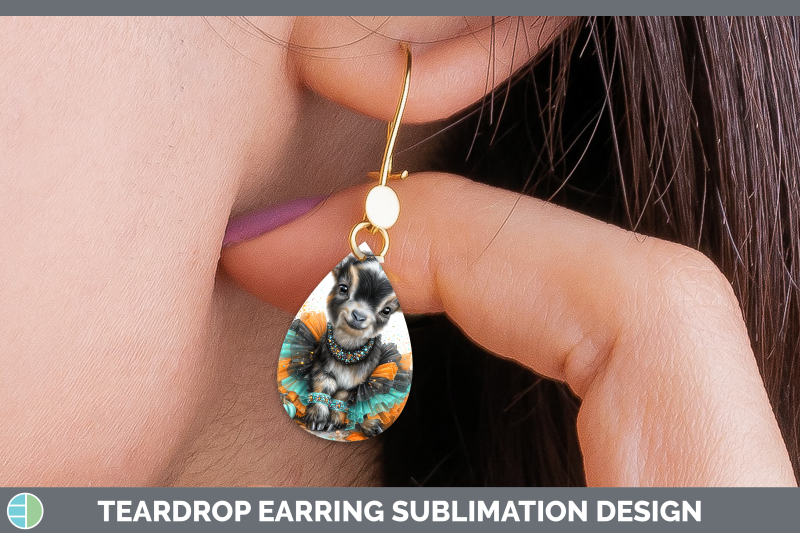 goat-teardrop-earrings-farm-halloween-sublimation-earrings-d