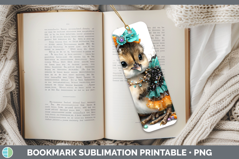guinea-hen-bookmark-farm-halloween-sublimation-printable-des