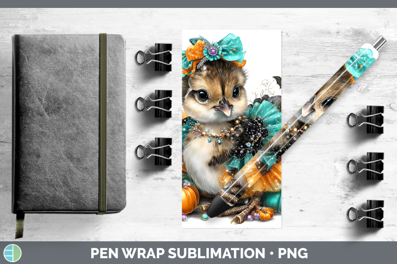guinea-hen-pen-wrap-farm-halloween-sublimation-pen-designs