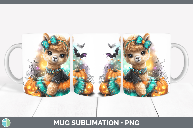 alpaca-mug-wrap-farm-halloween-sublimation-coffee-cup-design