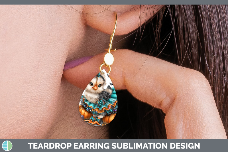 chicken-teardrop-earrings-farm-halloween-sublimation-earring
