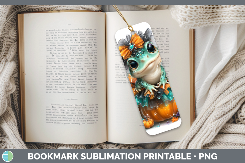 bullfrog-bookmark-farm-halloween-sublimation-printable-desig
