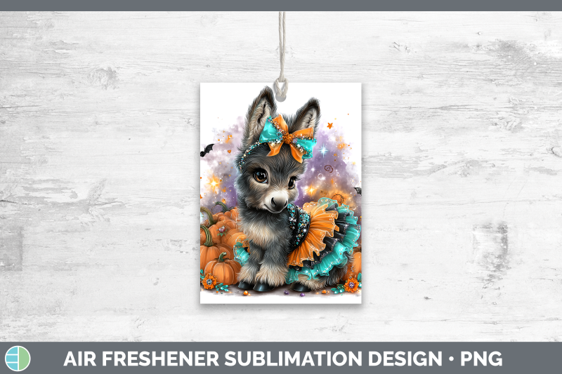 mule-air-freshener-farm-halloween-sublimation-car-scent-desi