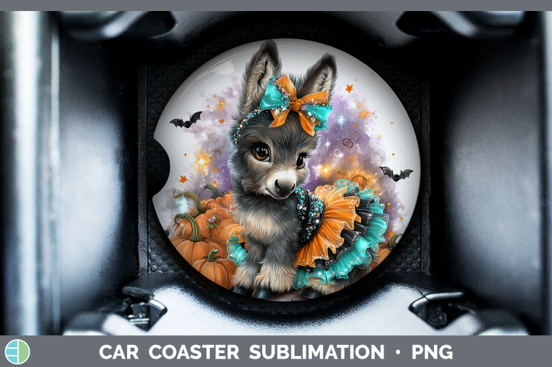 mule-car-coaster-farm-halloween-sublimation-drink-mat-design