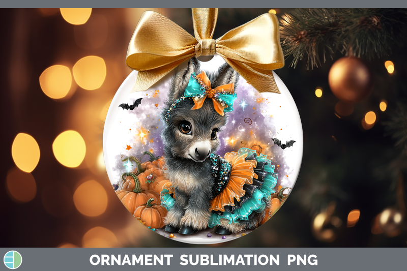 mule-ornament-farm-halloween-sublimation-bauble-designs