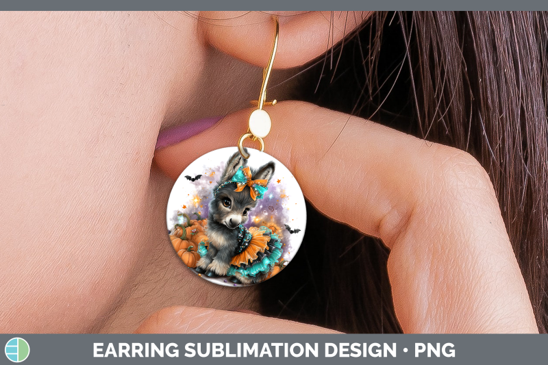 mule-round-earrings-farm-halloween-sublimation-earrings-desi