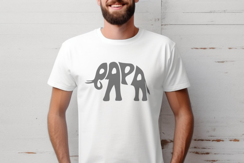 papa-elephant-word-art-svg-cut-file