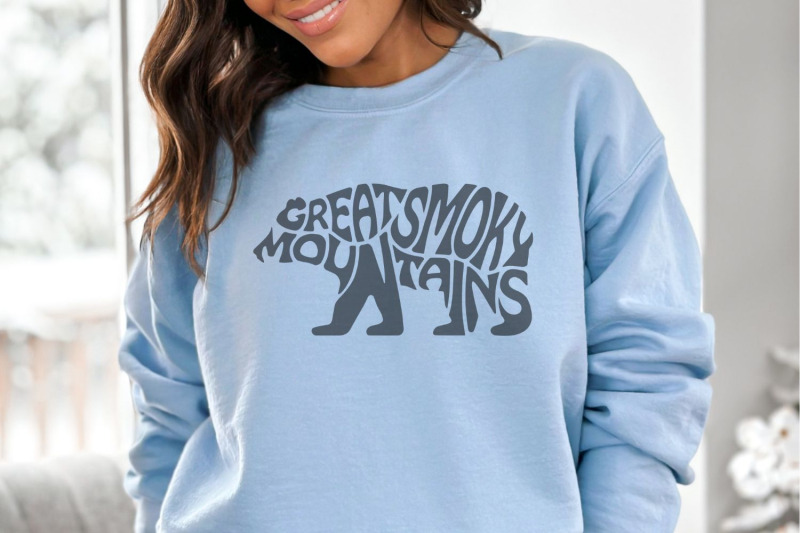 great-smoky-mountains-in-a-bear-shape-svg-cut-file