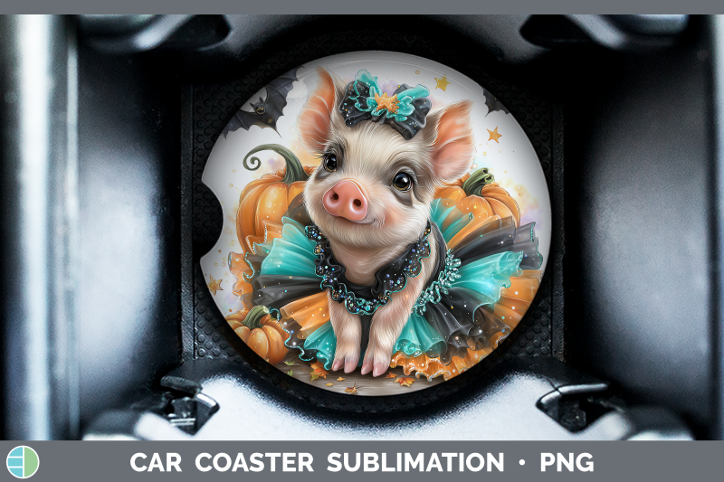 pig-car-coaster-farm-halloween-sublimation-drink-mat-designs