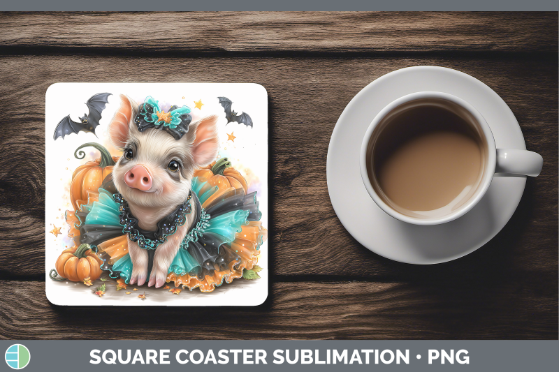 pig-square-coaster-farm-halloween-sublimation-drink-mat-desi