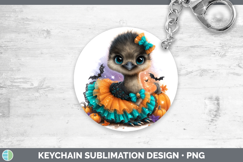 emu-keychain-farm-halloween-sublimation-keyring-designs