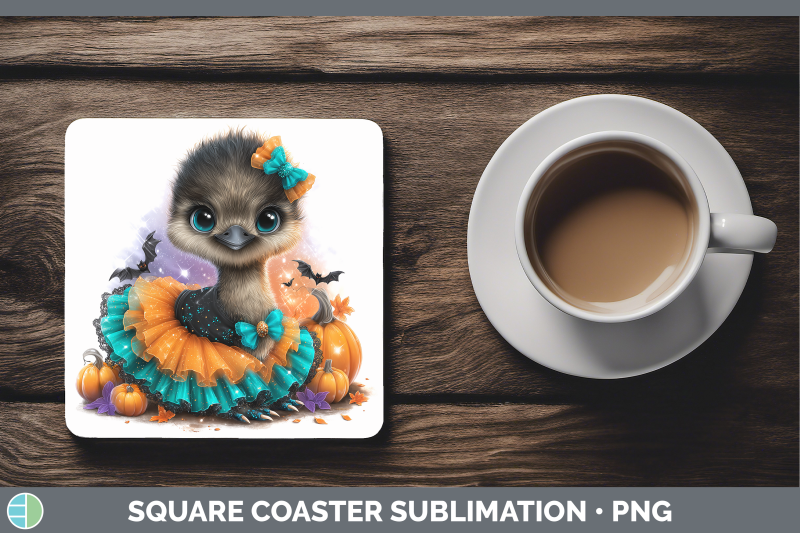 emu-square-coaster-farm-halloween-sublimation-drink-mat-desi