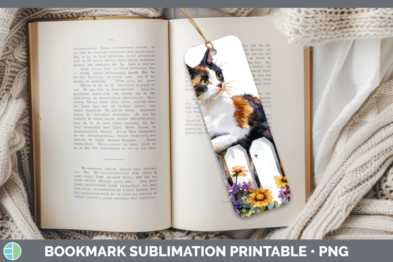 calico-bookmark-fence-cats-sublimation-printable-designs