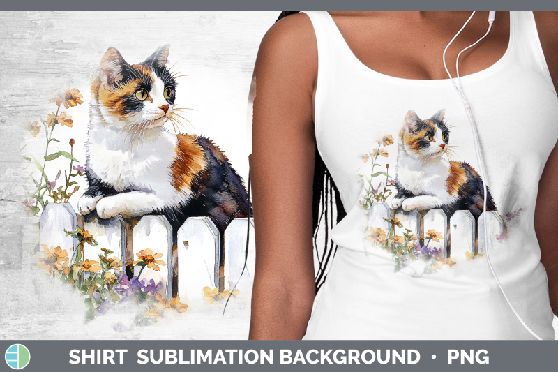 calico-shirt-fence-cats-sublimation-background-designs