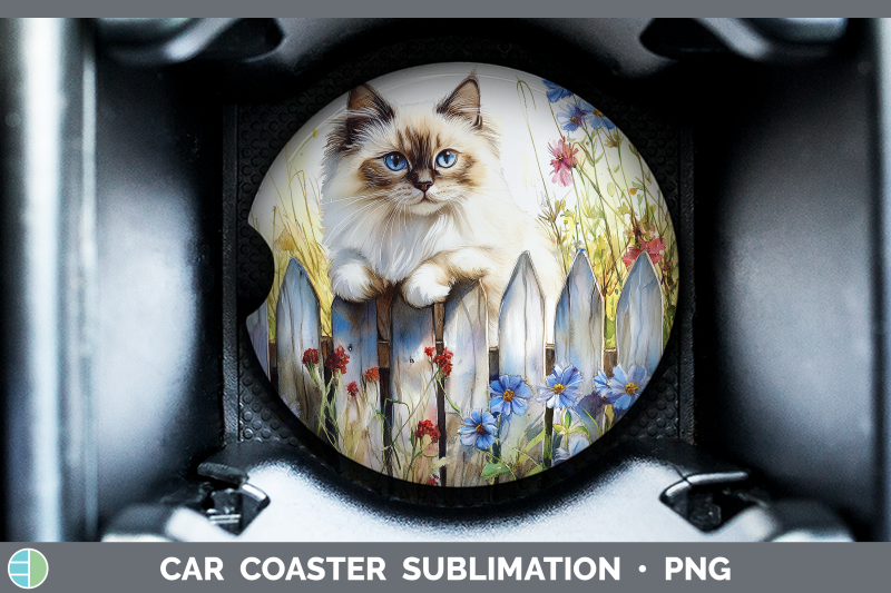 ragdoll-car-coaster-fence-cats-sublimation-drink-mat-designs