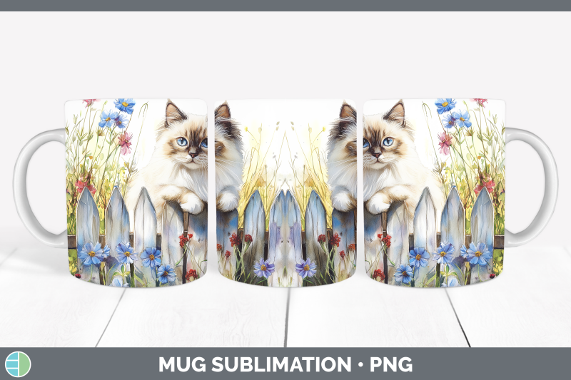 ragdoll-mug-wrap-fence-cats-sublimation-coffee-cup-designs