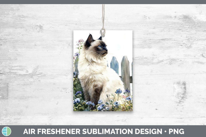 birman-air-freshener-fence-cats-sublimation-car-scent-design