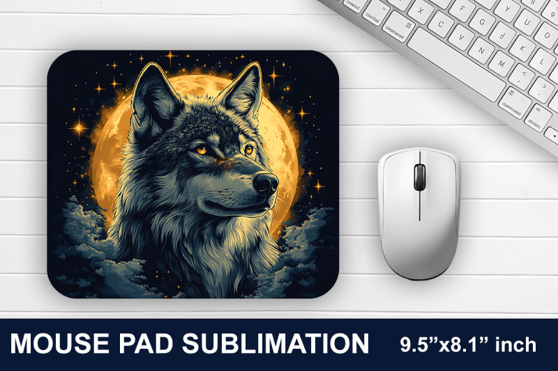 wolf-mouse-pad-sublimation-bundle