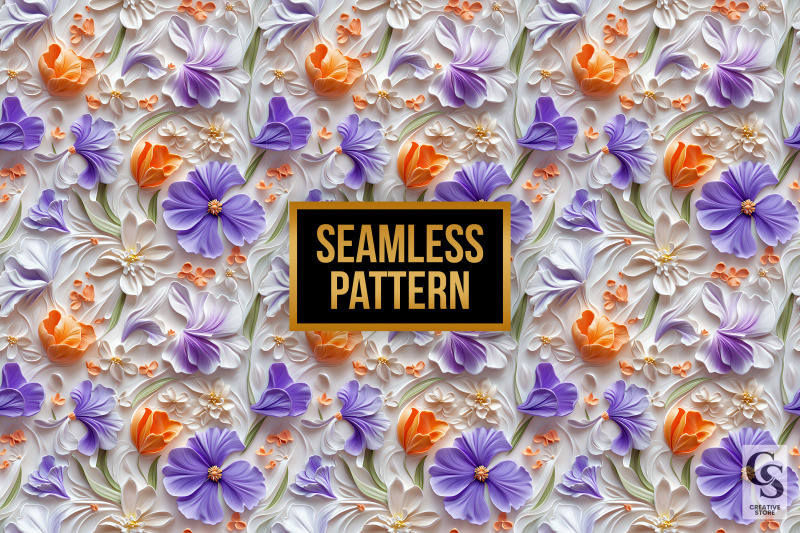 3d-iris-amp-tulip-flowers-seamless-patterns