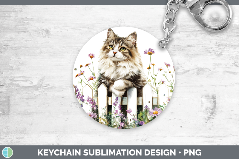 siberian-keychain-fence-cats-sublimation-keyring-designs