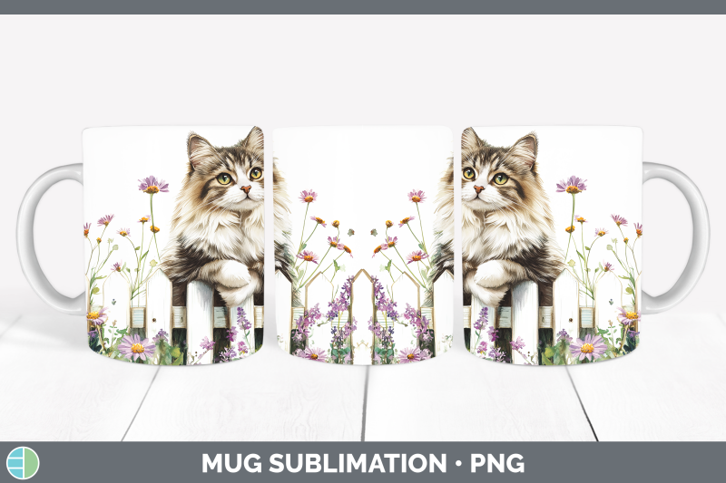 siberian-mug-wrap-fence-cats-sublimation-coffee-cup-designs