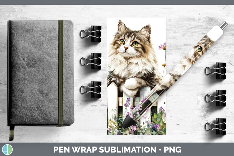 siberian-pen-wrap-fence-cats-sublimation-pen-designs