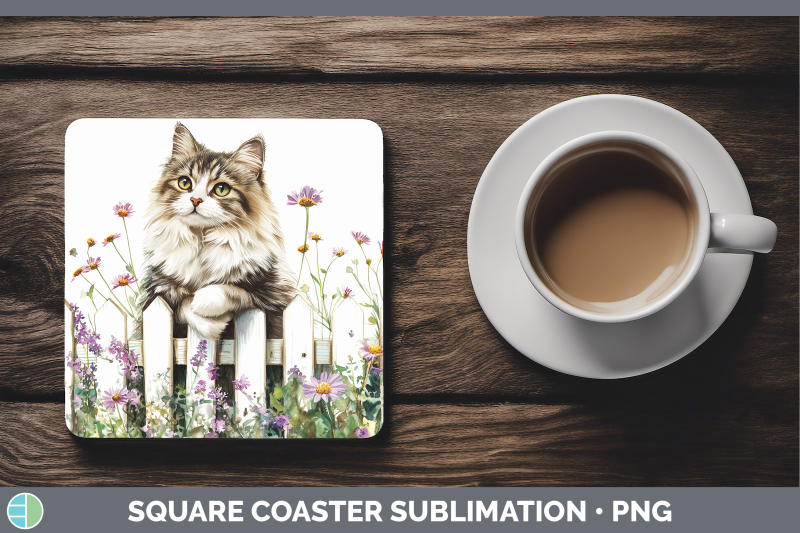 siberian-square-coaster-fence-cats-sublimation-drink-mat-des
