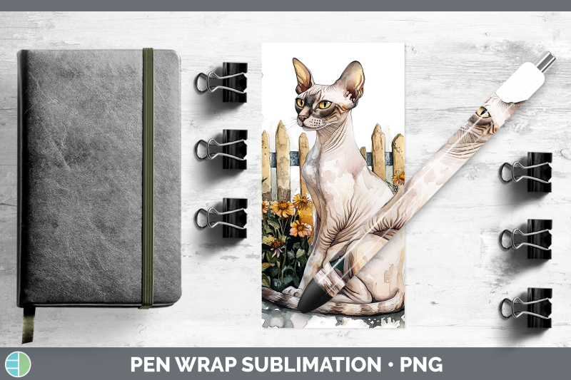 sphynx-pen-wrap-fence-cats-sublimation-pen-designs