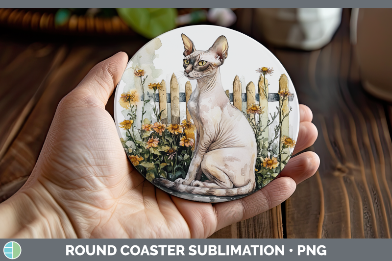sphynx-round-coaster-fence-cats-sublimation-coaster-designs