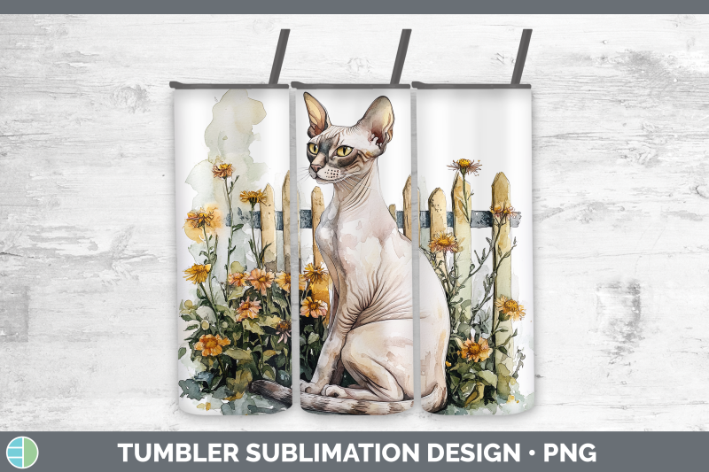 sphynx-tumbler-fence-cats-sublimation-20-oz-skinny-tumbler-d