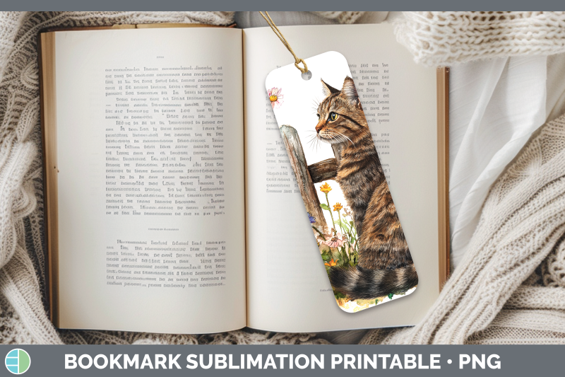 tabby-bookmark-fence-cats-sublimation-printable-designs