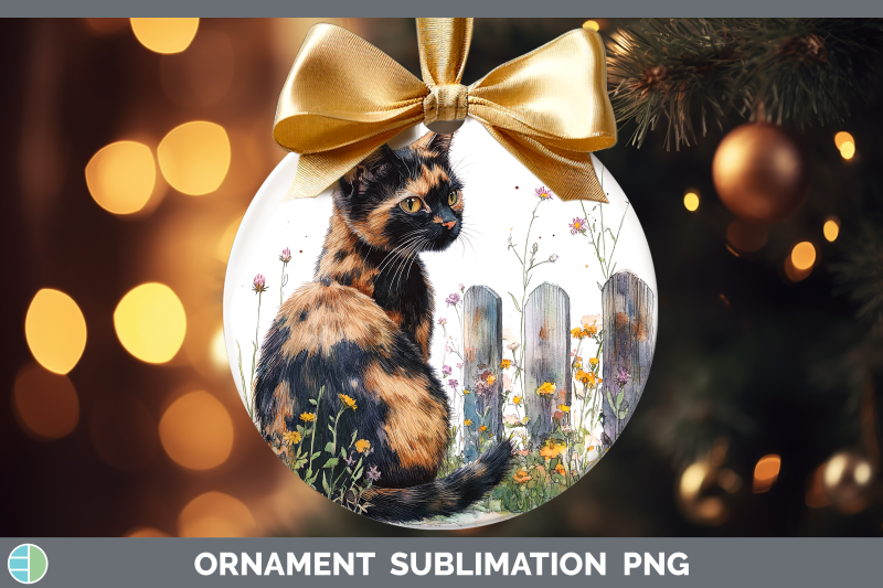 tortoiseshell-ornament-fence-cats-sublimation-bauble-designs
