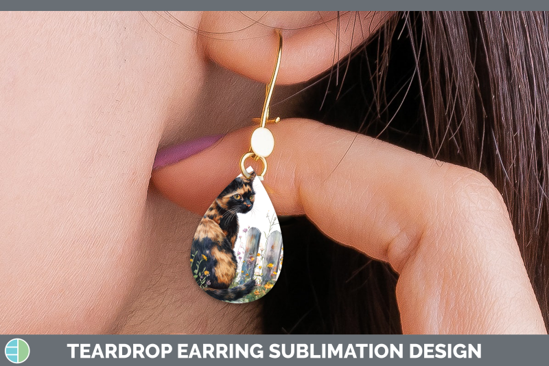 tortoiseshell-teardrop-earrings-fence-cats-sublimation-earri