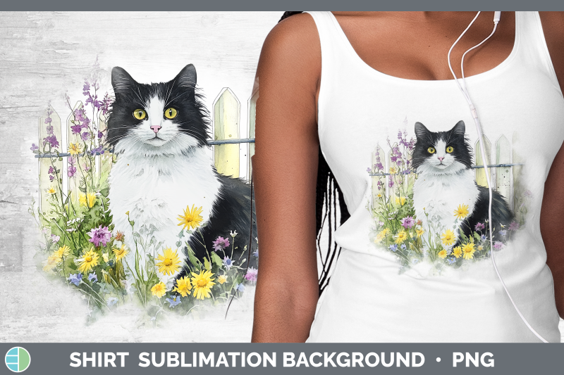 tuxedo-shirt-fence-cats-sublimation-background-designs