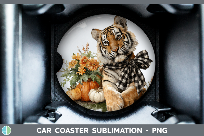 tiger-car-coaster-animals-autumn-pumpkin-sublimation-drink-m
