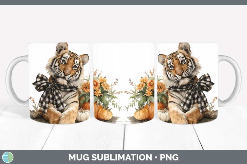 tiger-mug-wrap-animals-autumn-pumpkin-sublimation-coffee-cup