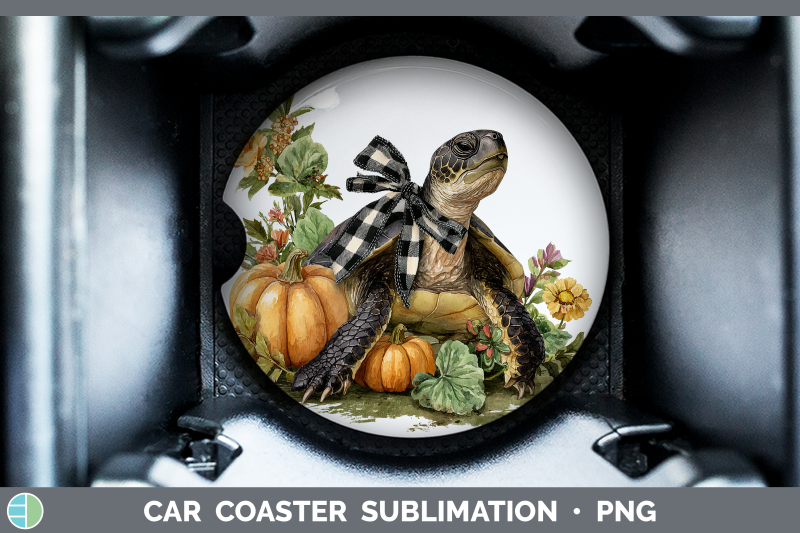 sea-turtle-car-coaster-animals-autumn-pumpkin-sublimation-dr