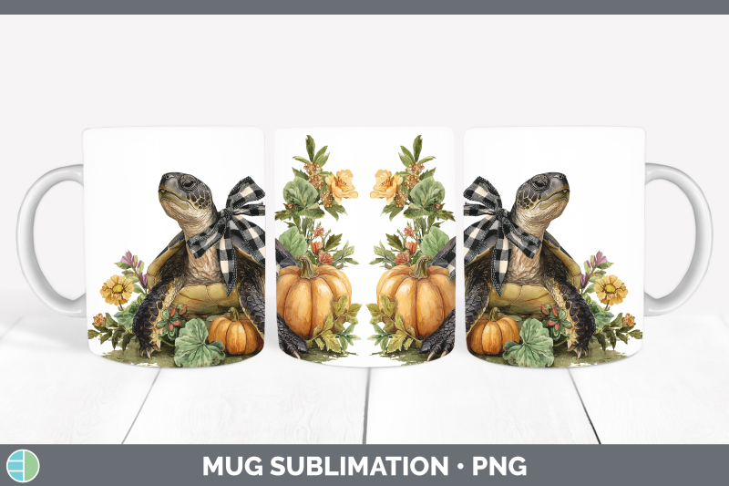 sea-turtle-mug-wrap-animals-autumn-pumpkin-sublimation-coffe