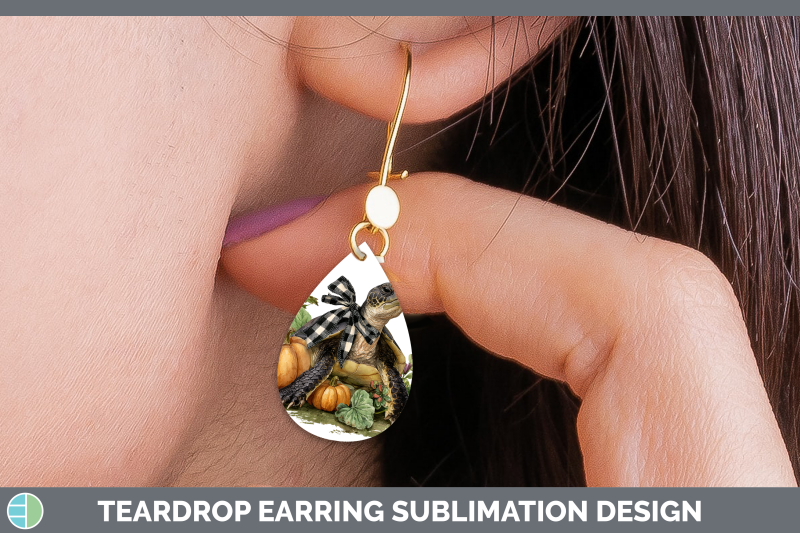 sea-turtle-teardrop-earrings-animals-autumn-pumpkin-sublimat