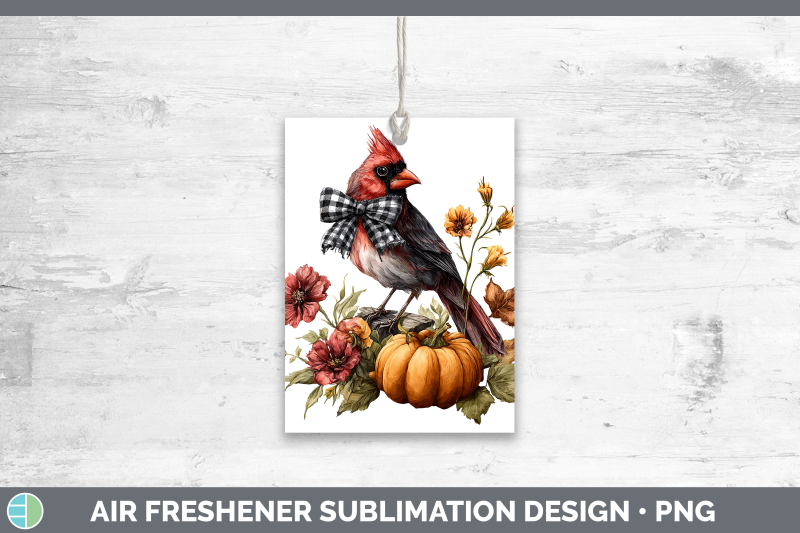 cardinal-air-freshener-animals-autumn-pumpkin-sublimation-ca